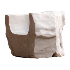Sillón dental contemporáneo de mármol blanco