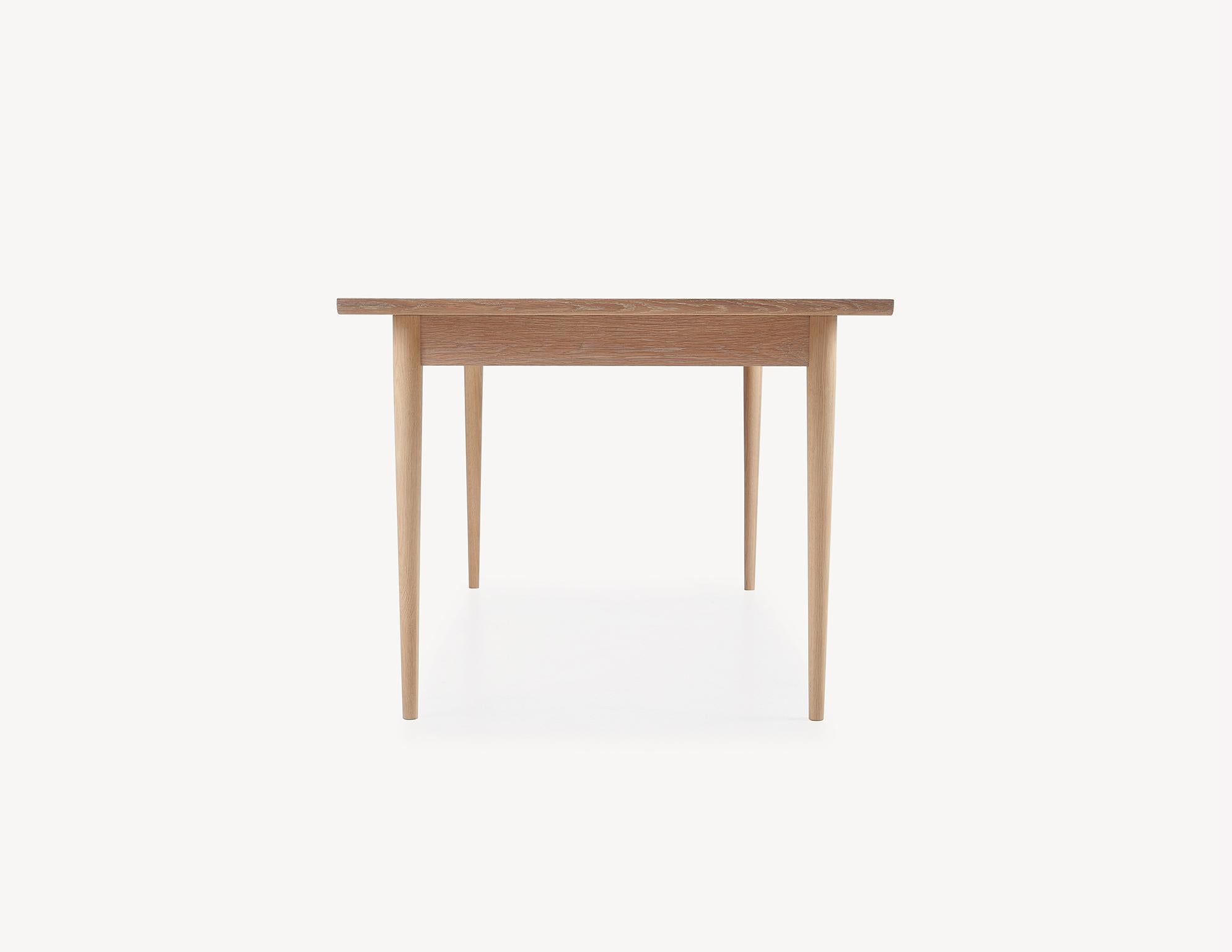 contemporary oak table