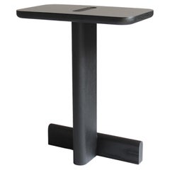 Contemporary white oak Hiko Side Table 