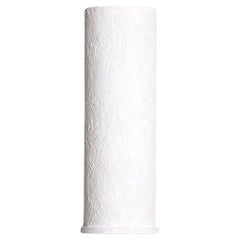 Contemporary White Plaster Wall Sconce, Nyx Large by Garnier&Linker