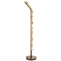 Contemporary White Quartz Floor Lamp