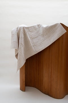 Contemporary White Wall Hanging Handwoven in Mali
