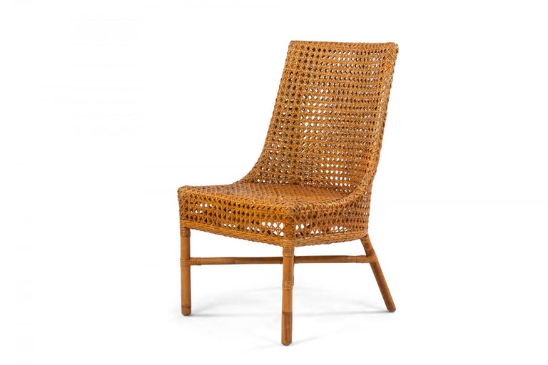 Contemporary Wicker Side Chairs For Sale at 1stDibs