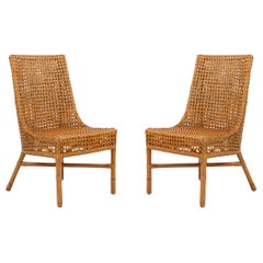 Used Contemporary Wicker Side Chairs