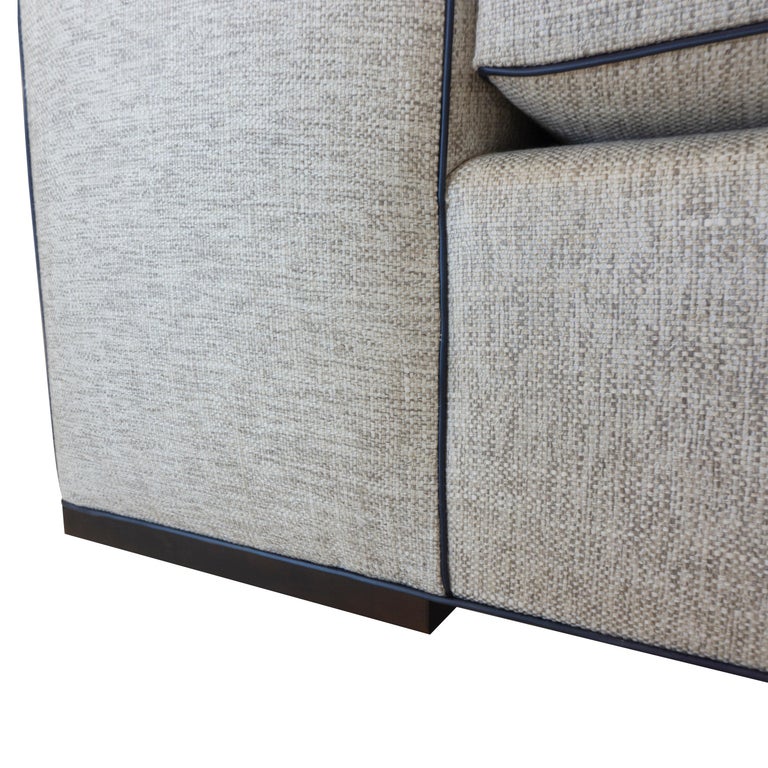 Large Modern Wide Arm Sofa For Sale at 1stDibs wide arm couch, sofa