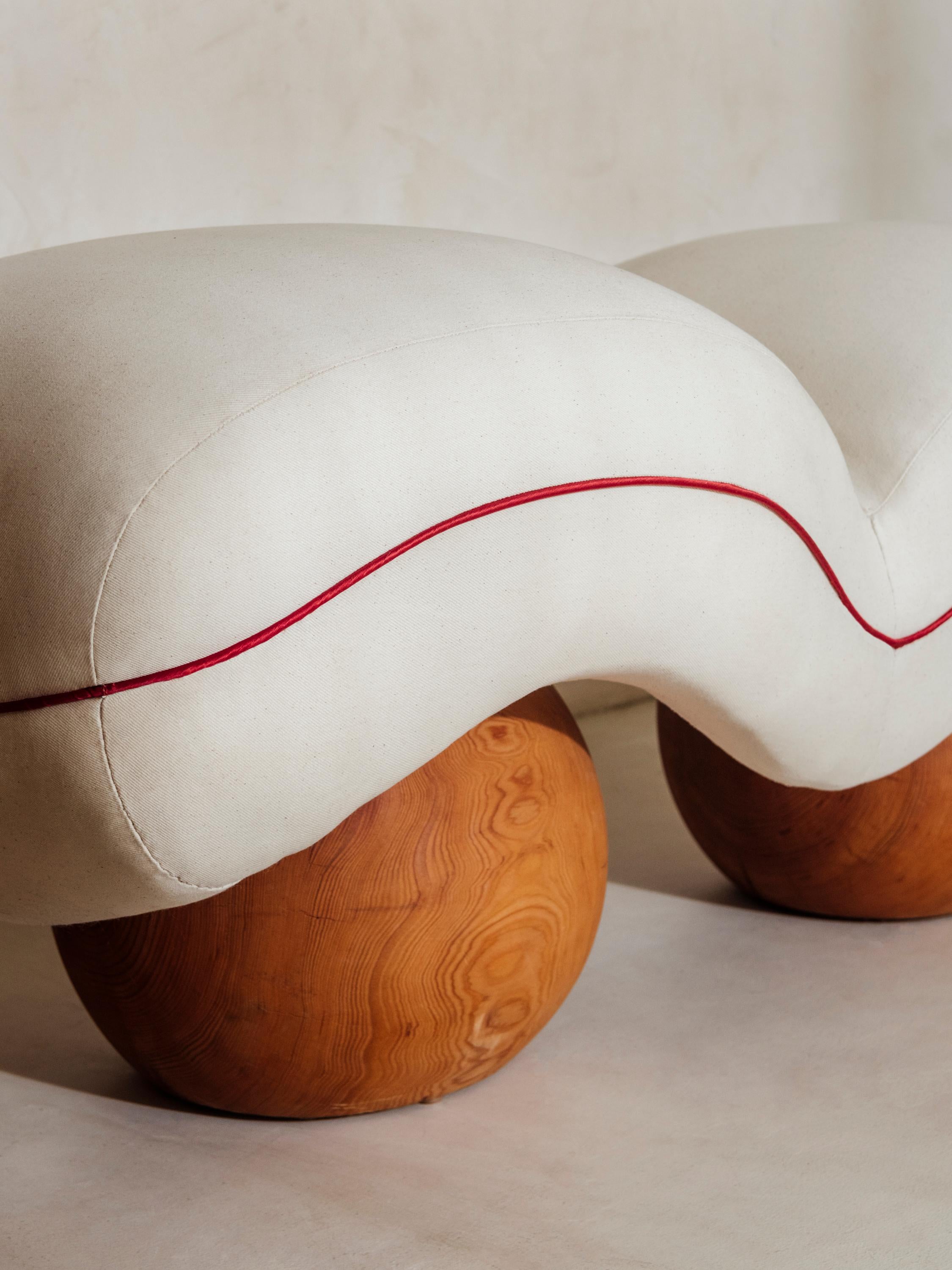 Nord-américain Banc Wiggle Contemporary en vente