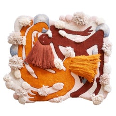 Zeitgenössischer, farbenfroher Teppich, „Engels Forever Swirl“ von Alfie Furry Friends