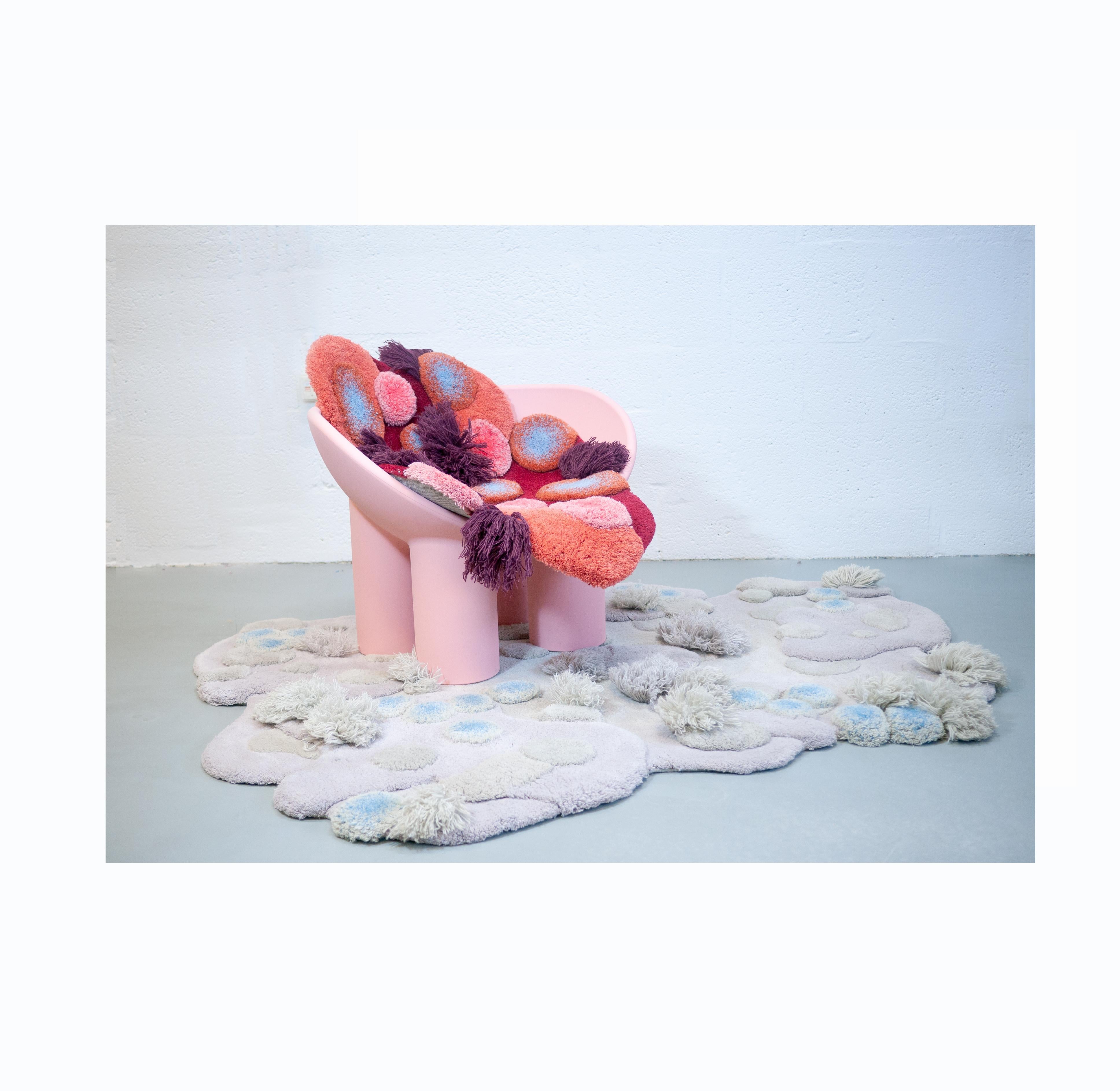 Contemporary, Wild Colourful Carpet, Cloud Jewel by Alfie Furry Friends 11