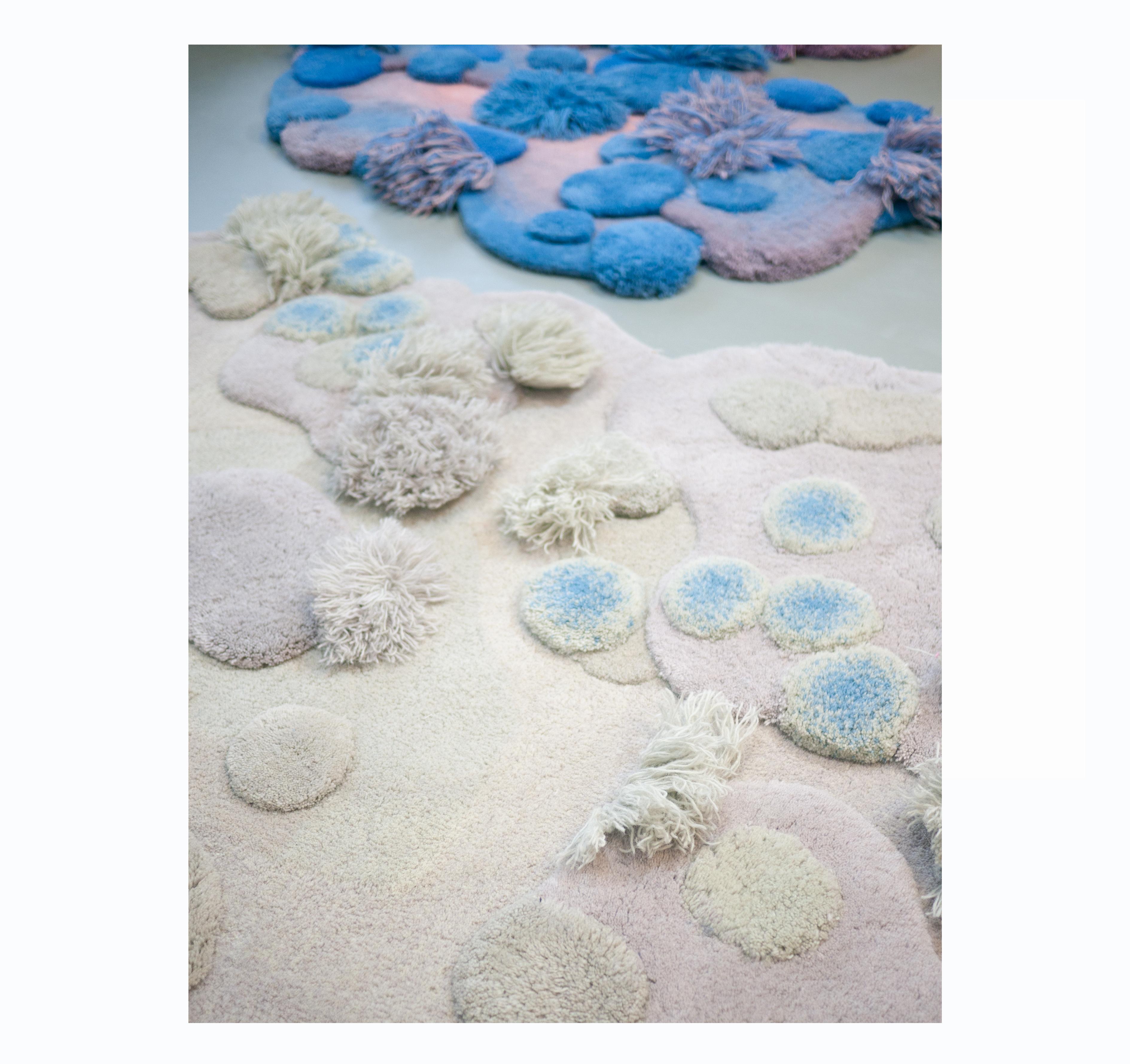 Contemporary, Wild Colourful Carpet, Cloud Jewel by Alfie Furry Friends For Sale 13