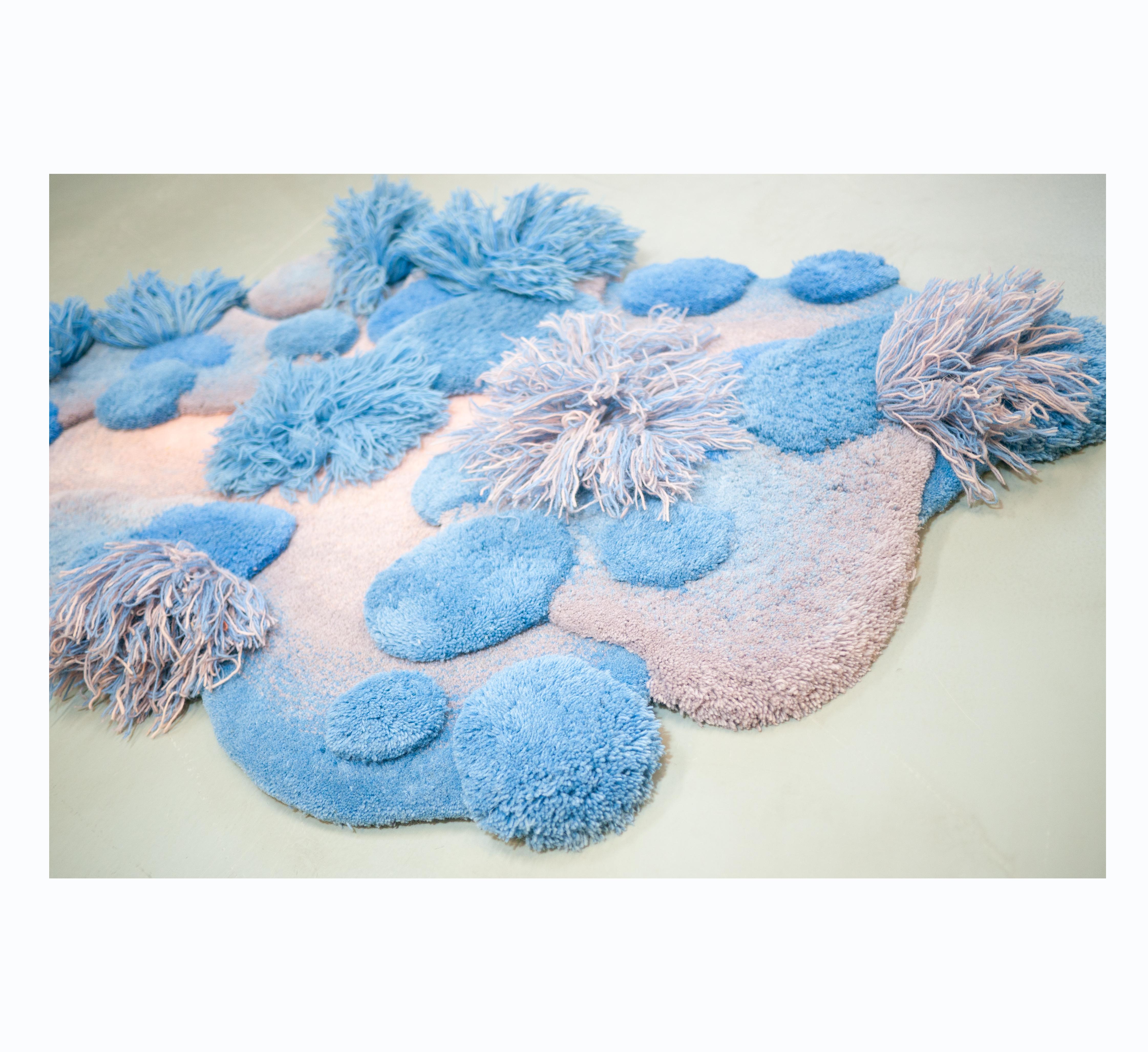 Contemporary, Wild Colourful Carpet, Cloud Jewel by Alfie Furry Friends 1
