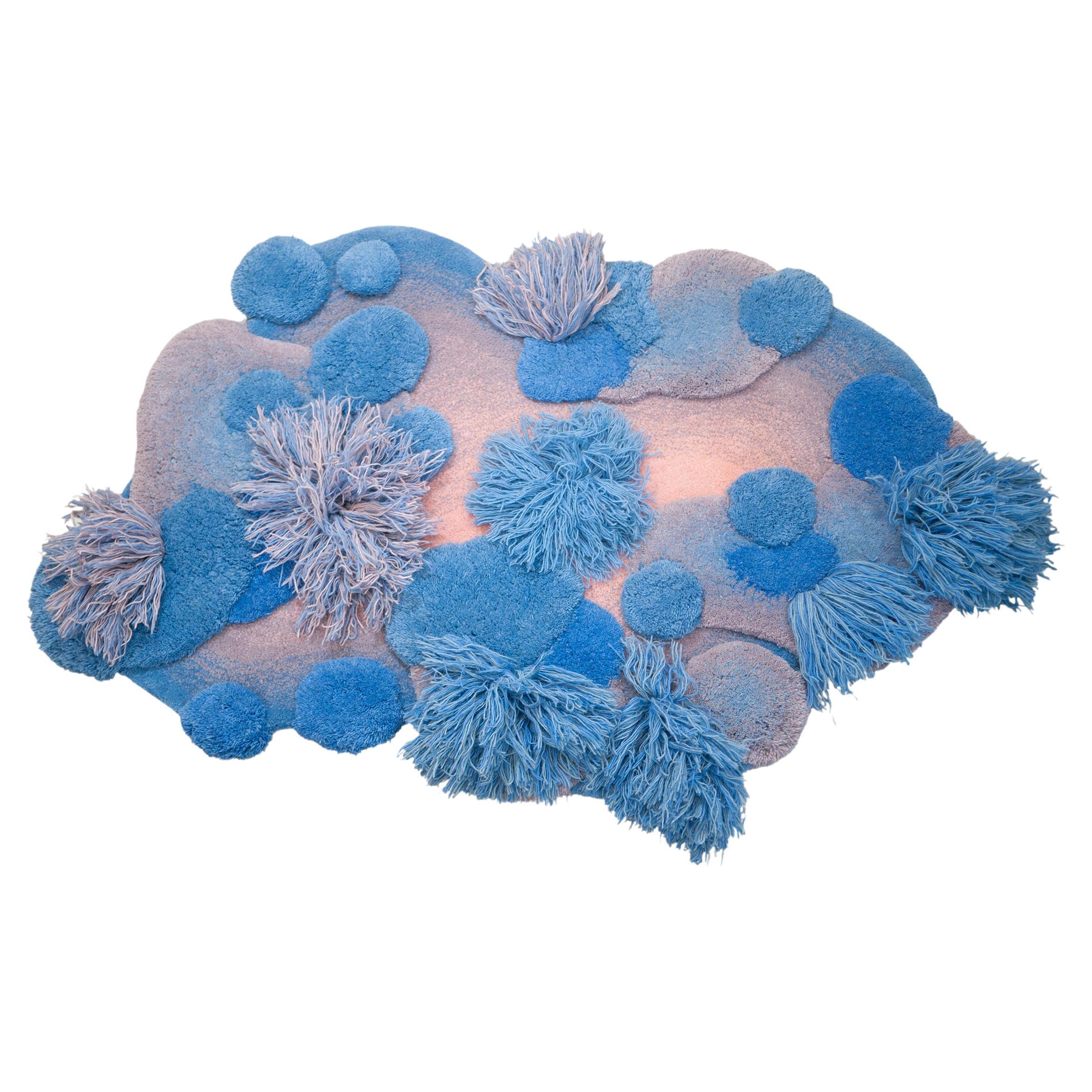 Tapis contemporain coloré sauvage, Bijou de nuage par Alfie Furry Friends