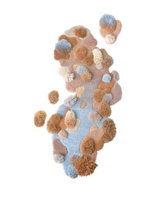 Contemporary, Wild Colorful Carpet, Morning Cloud by Alfie Furry Friends