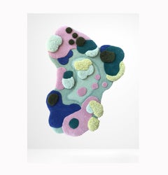 Contemporary, Wild Colourful Carpet, Spring Cloud by Alfie Furry Friends