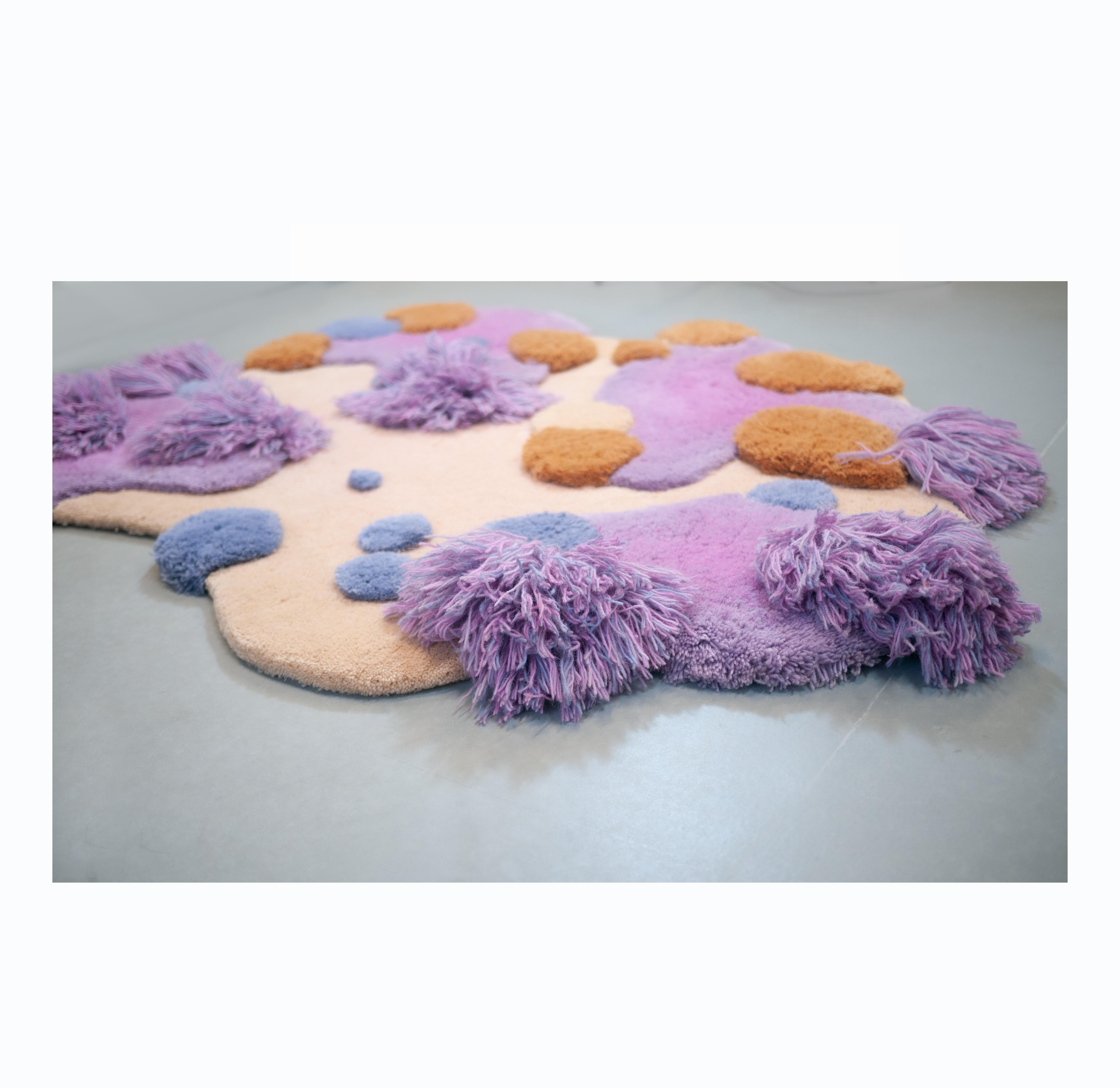 Contemporary, Wild Colourful Carpet, Velvet Tingle by Alfie Furry Friends 1