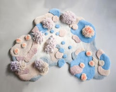 Contemporary, Wild Colourful Carpet, Winter pearls large by Alfie Furry Friends