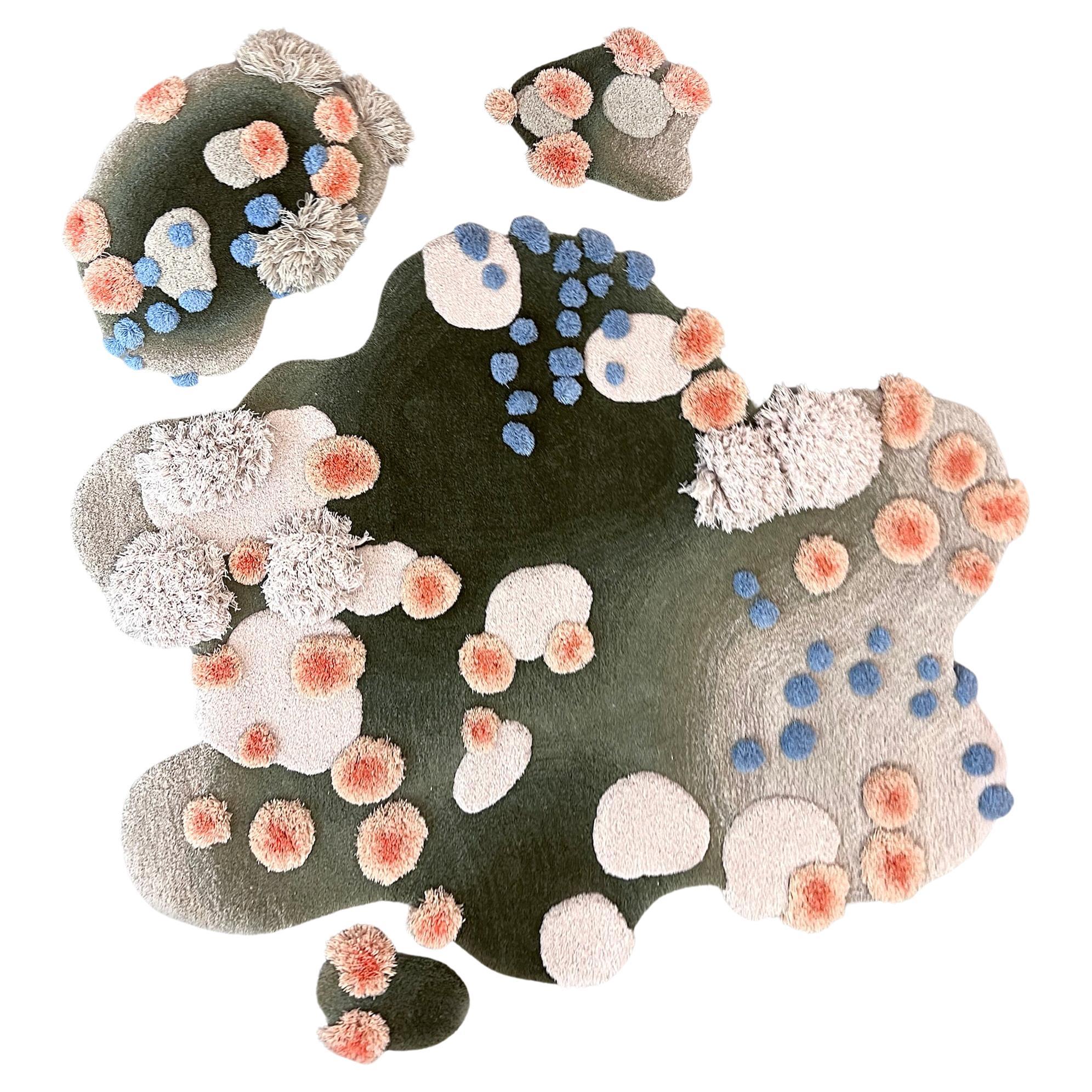 Contemporain sauvage Tapis sur mesure coloré