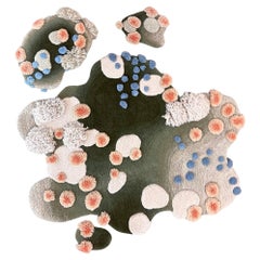 Contemporain sauvage Tapis sur mesure coloré