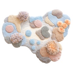 Contemporary Wild Colourful Rug, Winter Pearls by Alfie Furry Friends