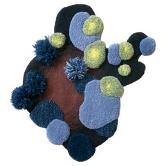 Tappeto colorato contemporaneo Wild, Woodland Glimmers di Alfie Furry Friends