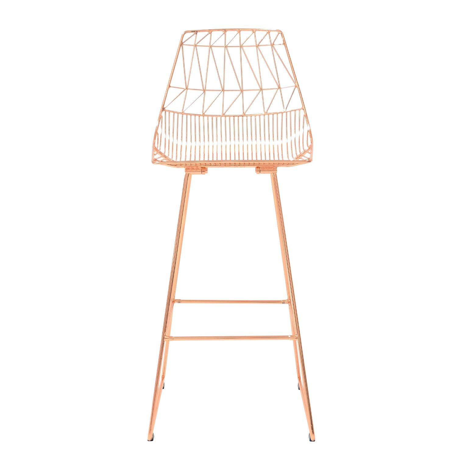 Contemporary Wire Lucy Bar Stool By Bend Goods