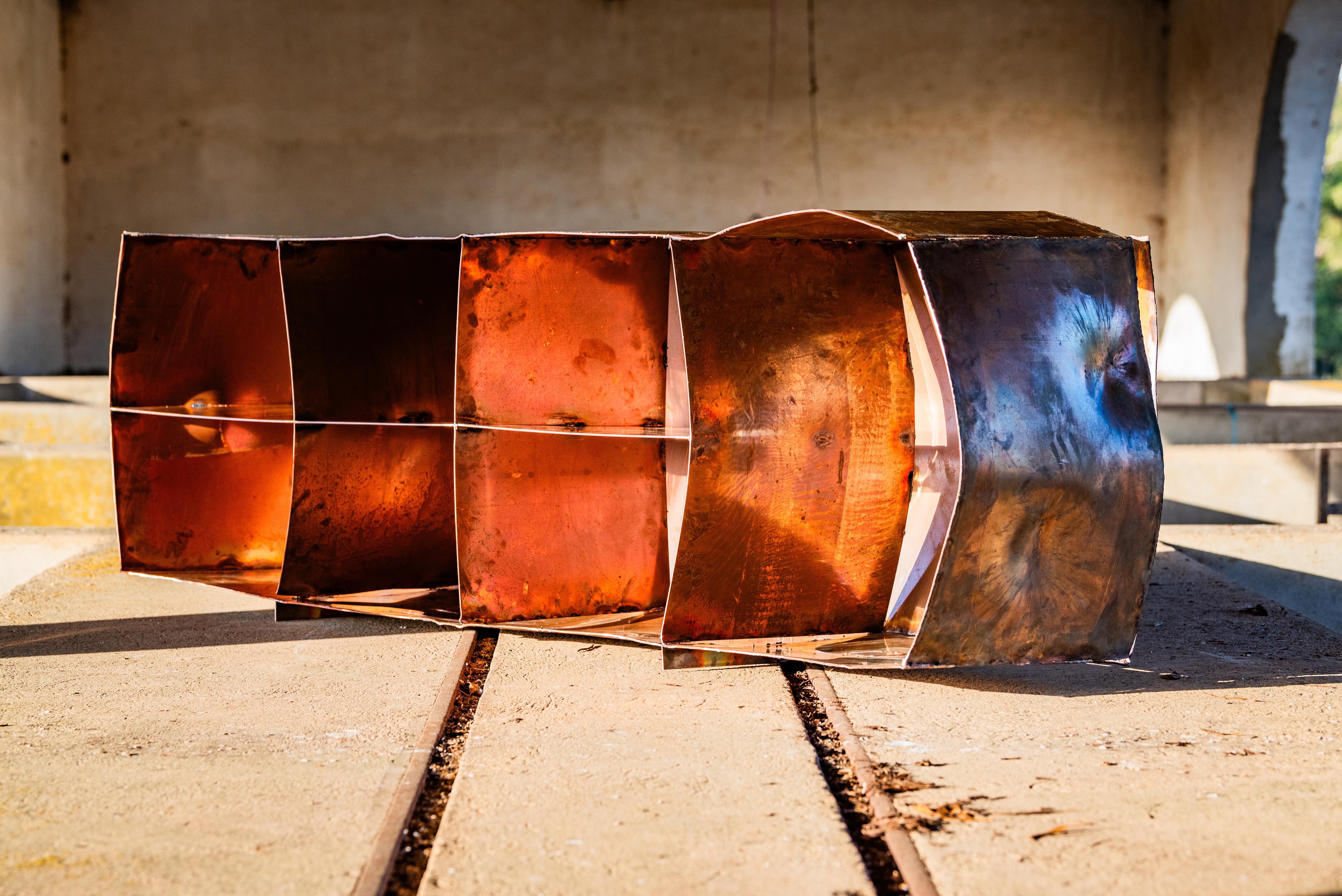 Contemporary with dynamite exploded 'Lose control' cabinet For Sale 2