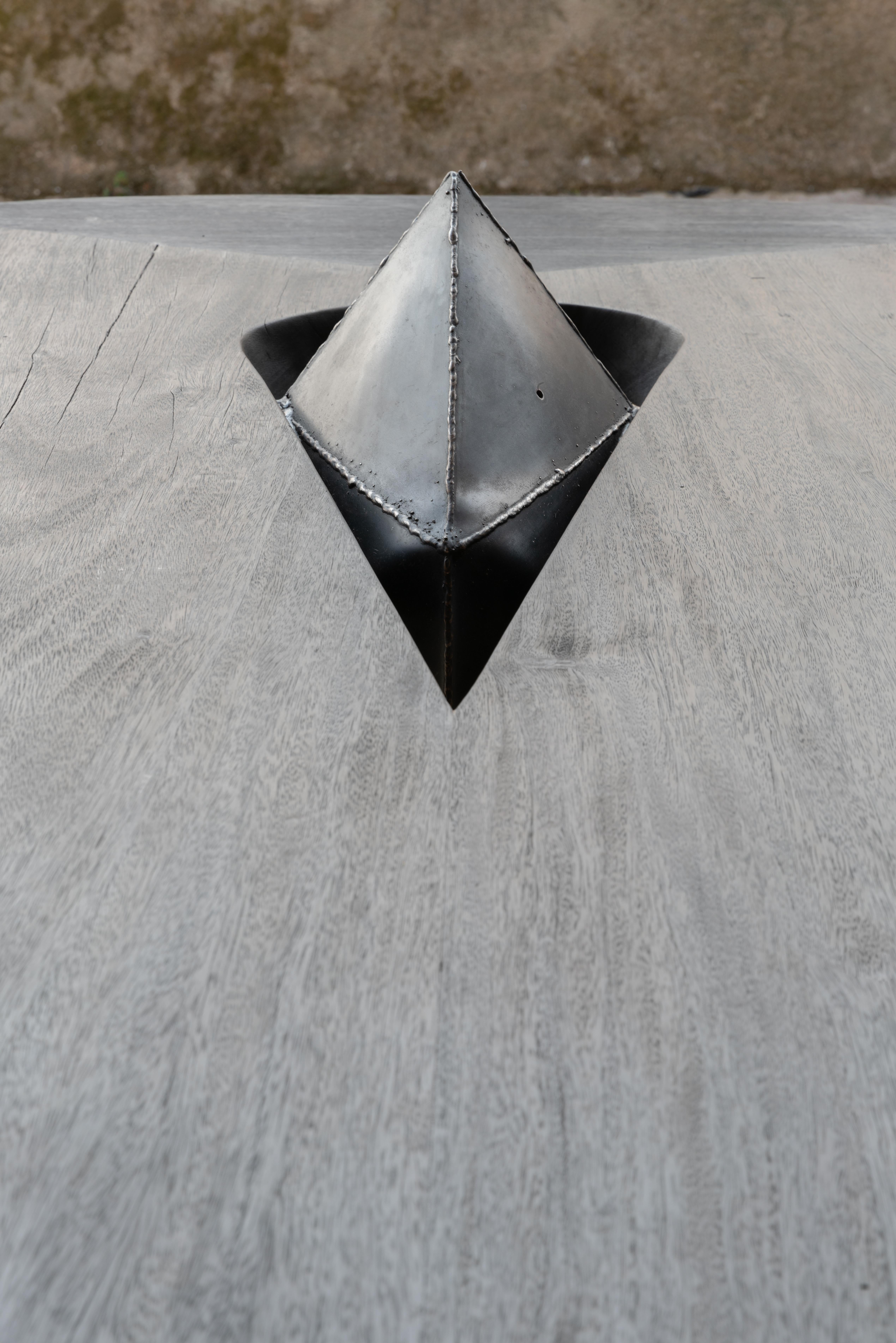 Contemporary with dynamite exploded 'Lose control' Dining table For Sale 8