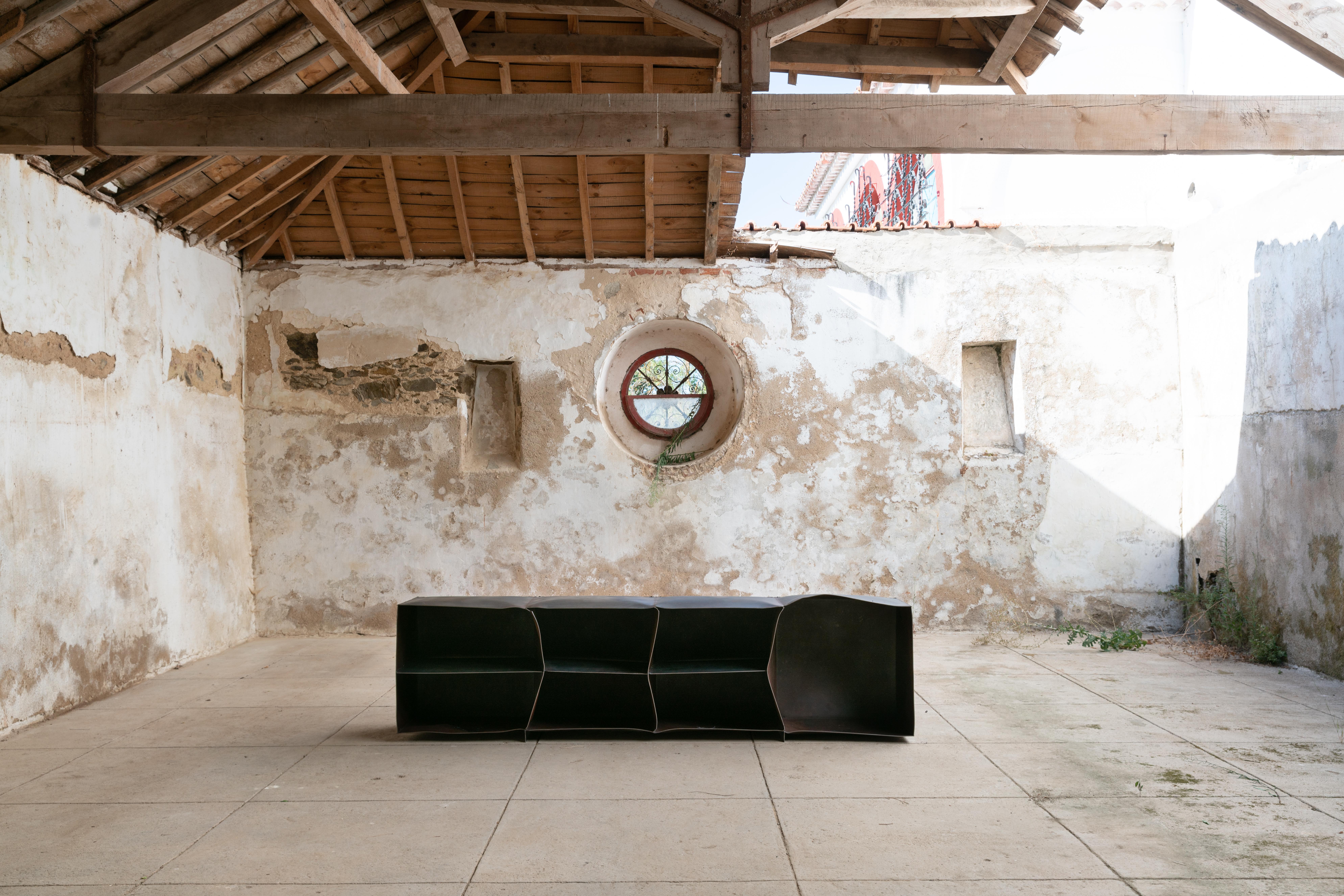 Steel Contemporary with dynamite exploded 'Lose control' steel For Sale