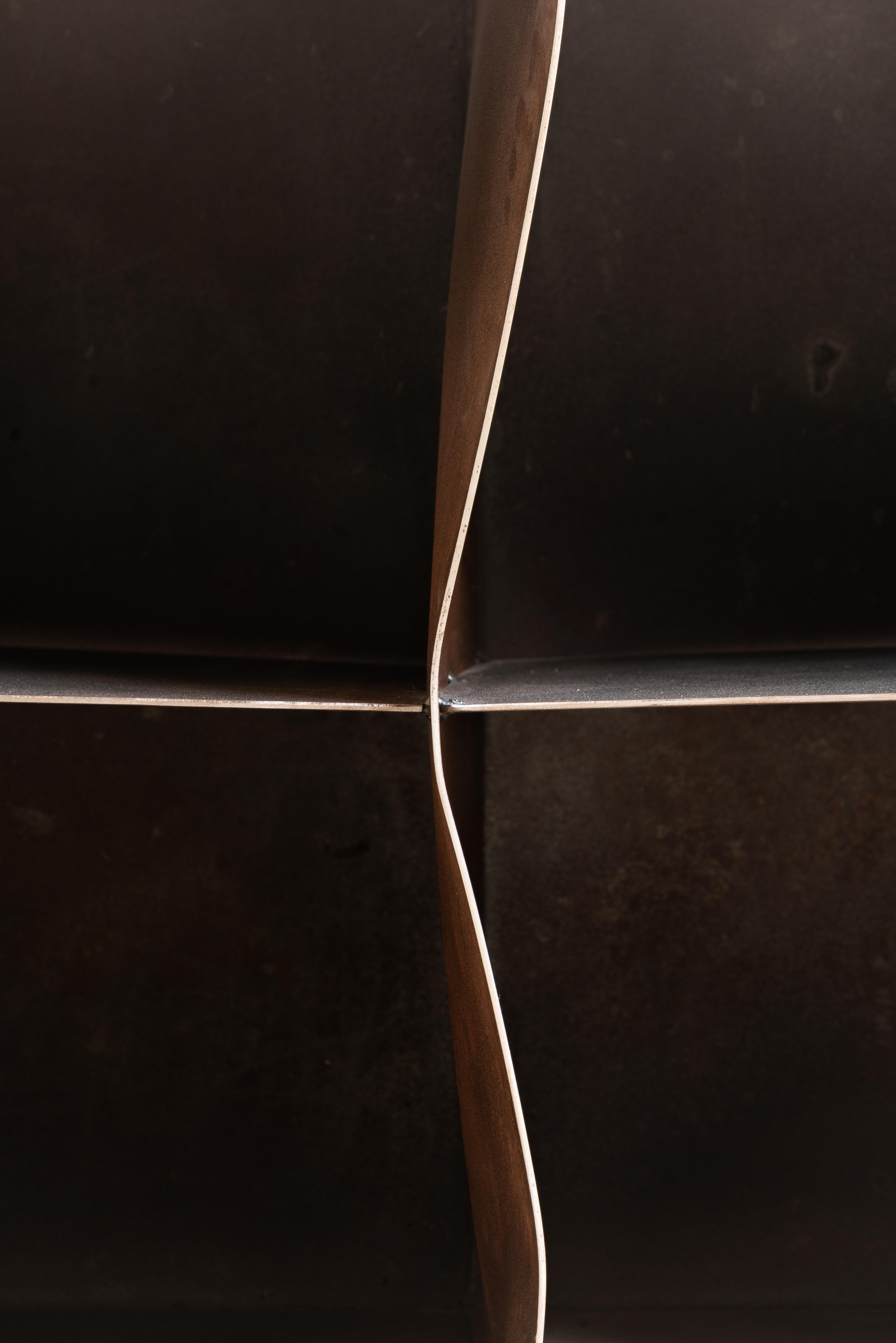 Contemporary with dynamite exploded 'Lose control' steel For Sale 2