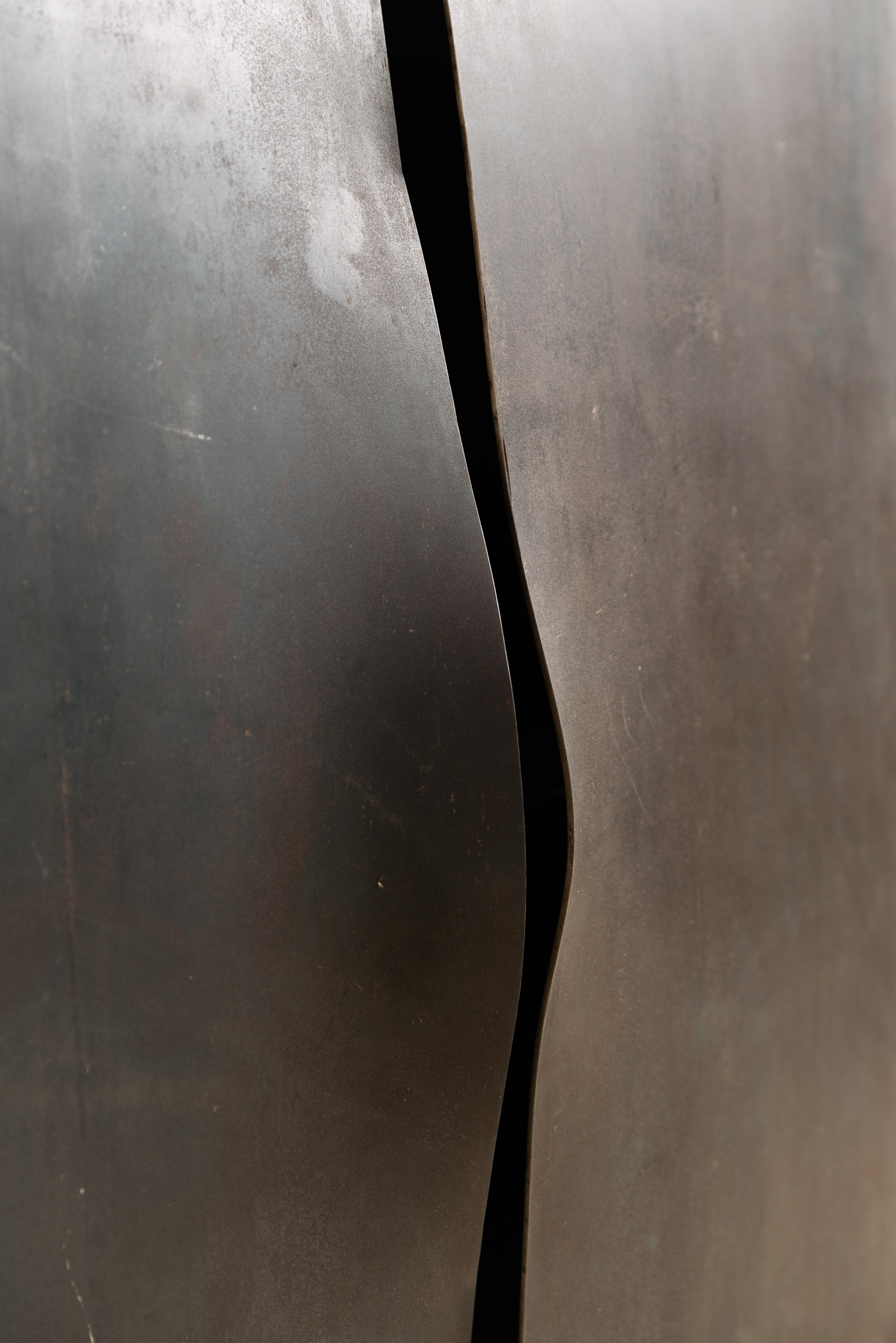 Contemporary with dynamite exploded 'Lose control' Steel Cabinet For Sale 9