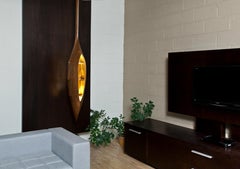 Contemporary Wood Pendant