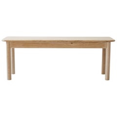 Banco de madera contemporáneo en roble blanco by Fort Standard