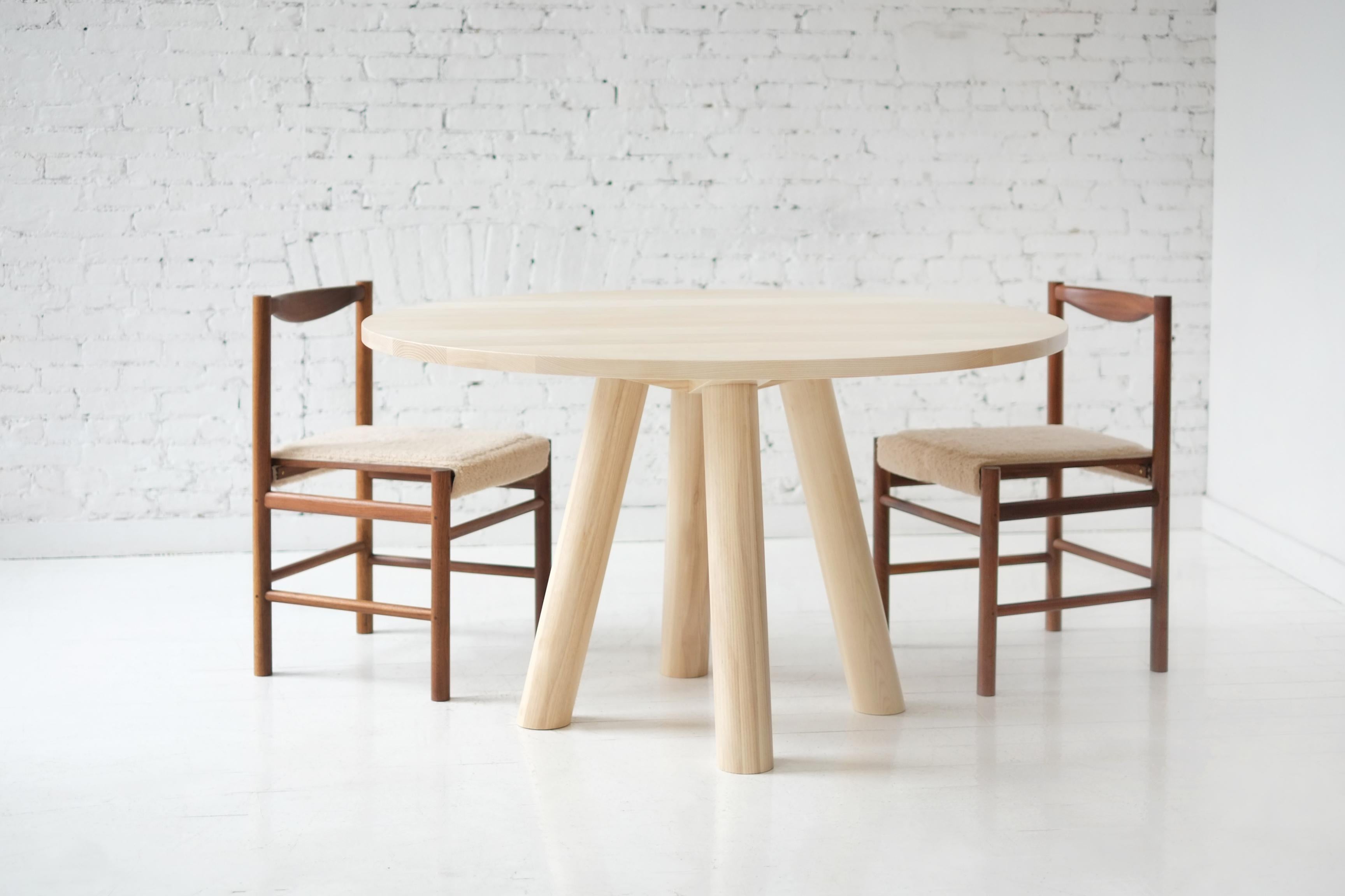 contemporary wood table