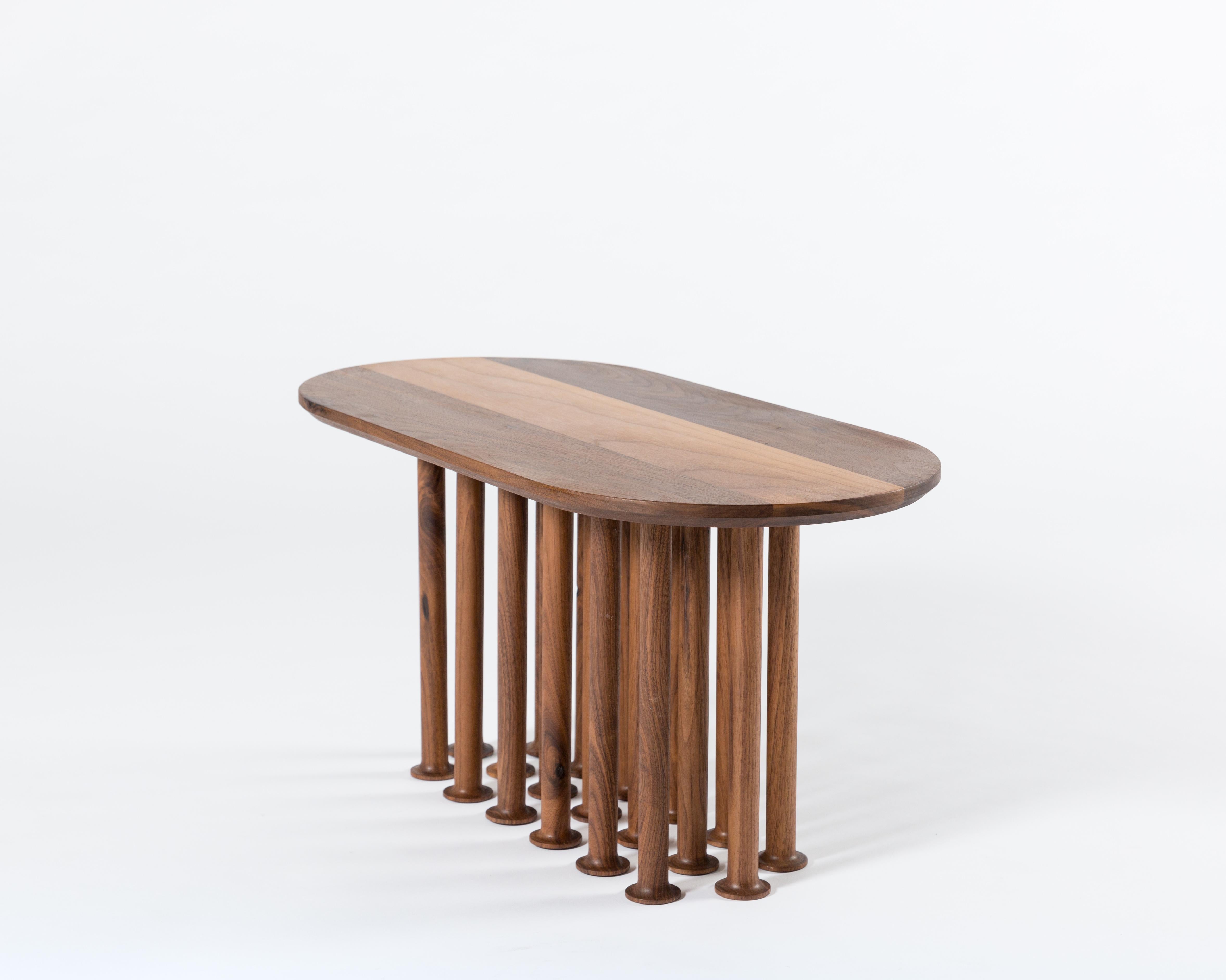 Contemporary Wood Side Table 