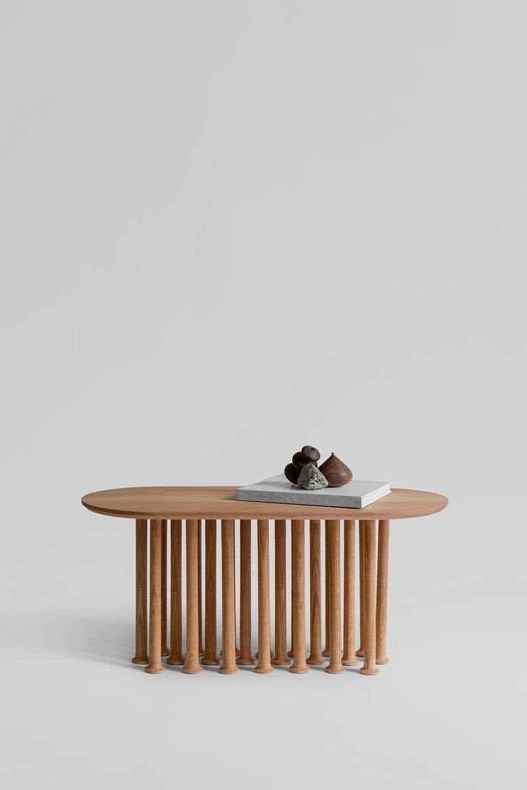 Mexican Contemporary Wood Side Table 
