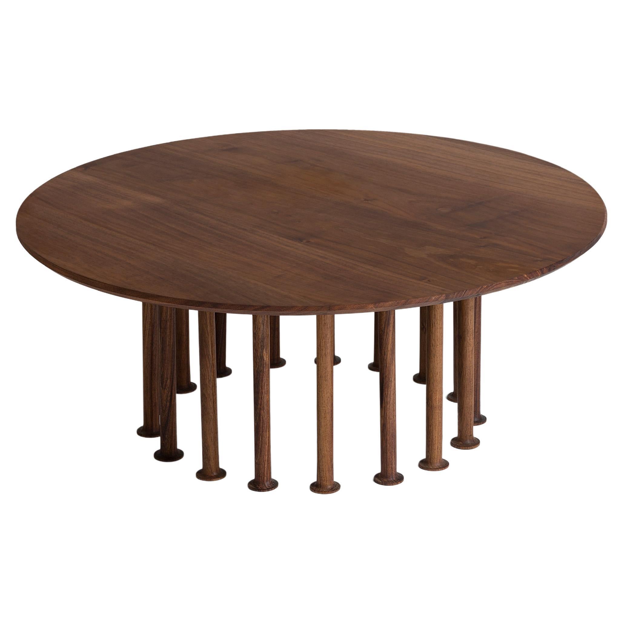 Contemporary Wood Side Table "Molinillo 217 Coffee Table" by Colección Estudio