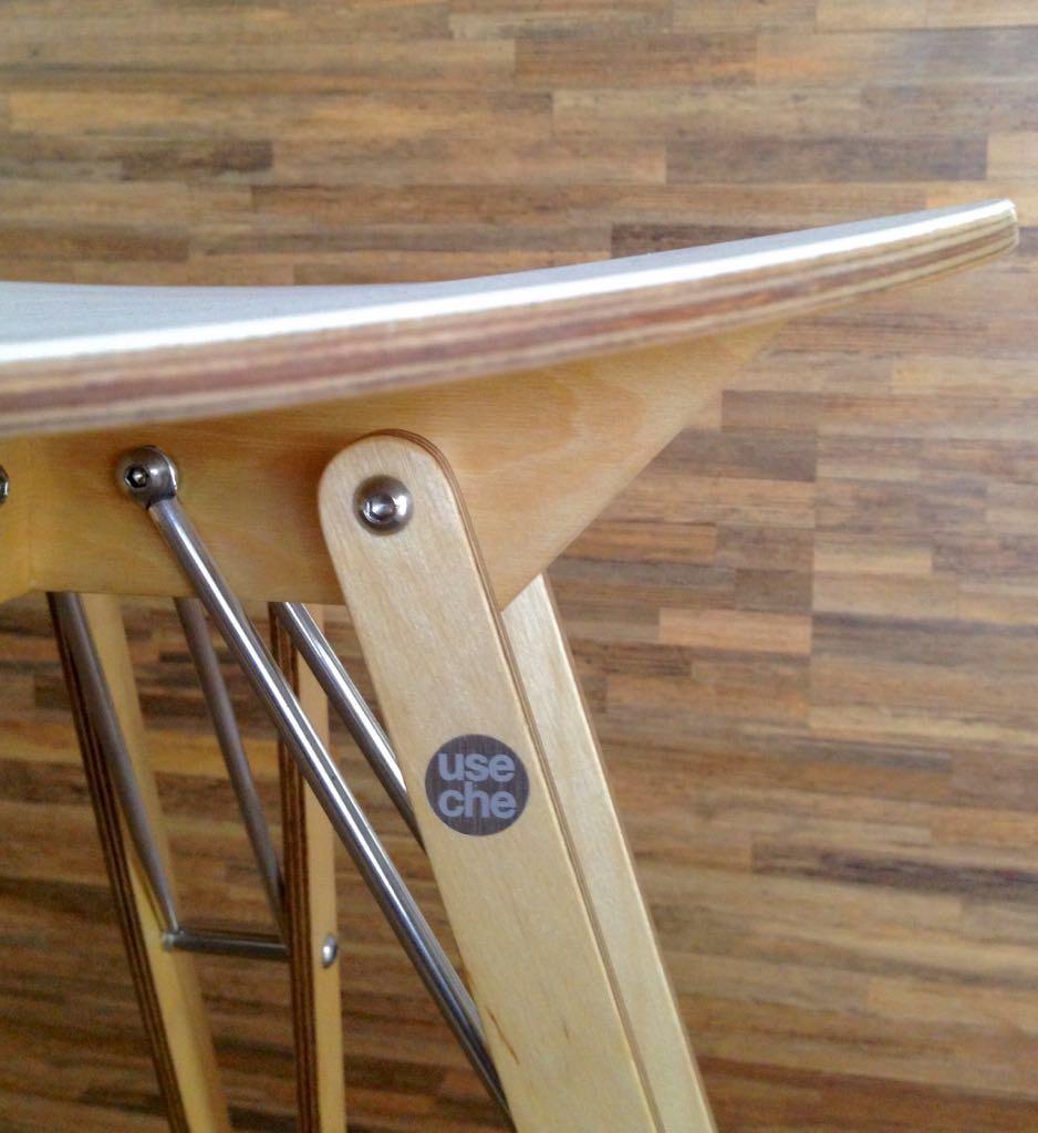 Flexus plywood stool. One of a kind.