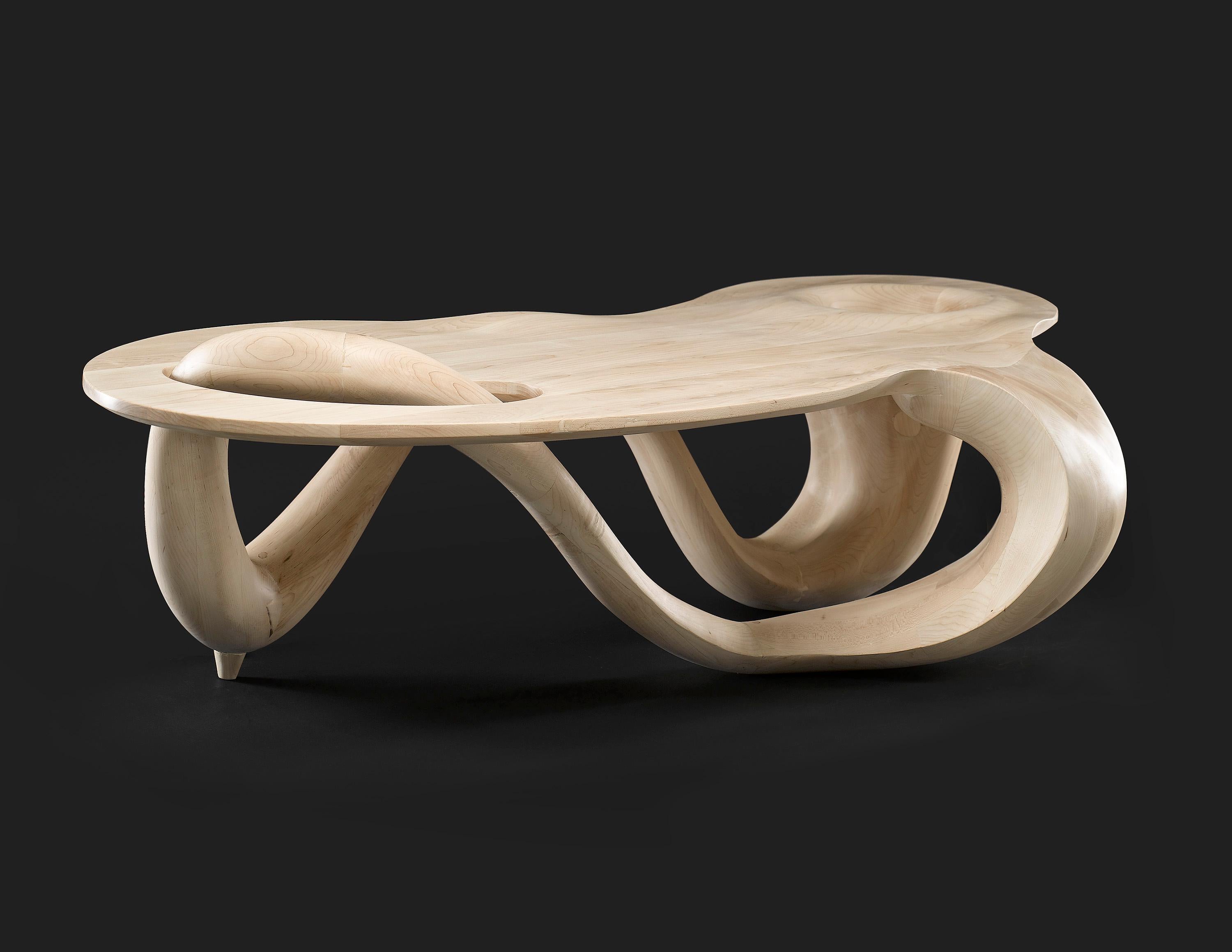 Canadese Tavolo Wood Contemporary di Gildas Berthelot in vendita