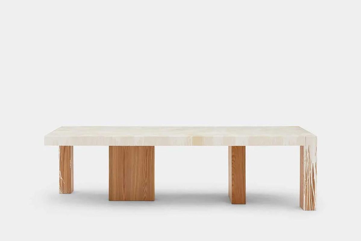 Contemporary wooden big table, Sculpture Dining Table by Faye Toogood In New Condition For Sale In Warsaw, PL
