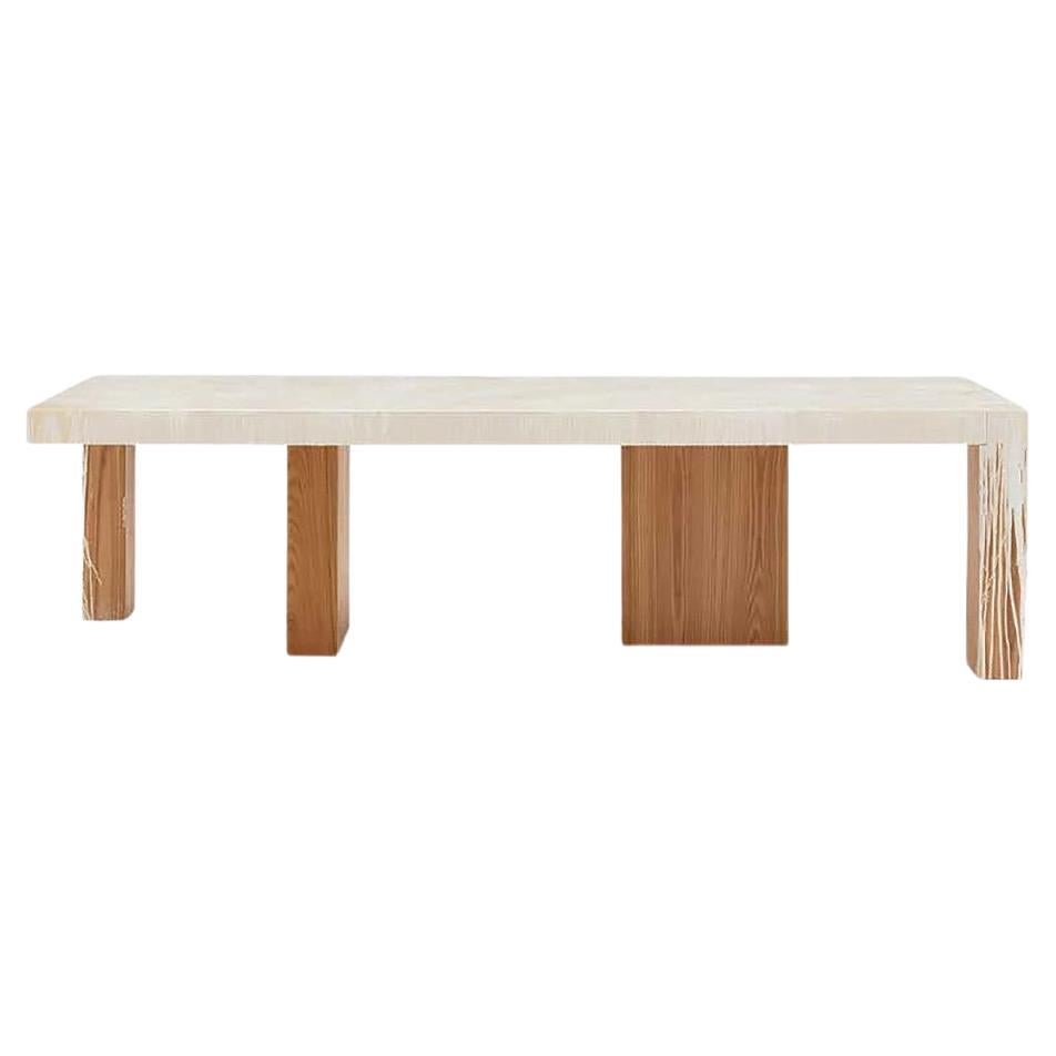 Contemporary wooden big table, Sculpture Dining Table by Faye Toogood For Sale
