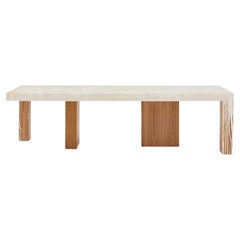 Contemporary wooden big table, Sculpture Dining Table by Faye Toogood