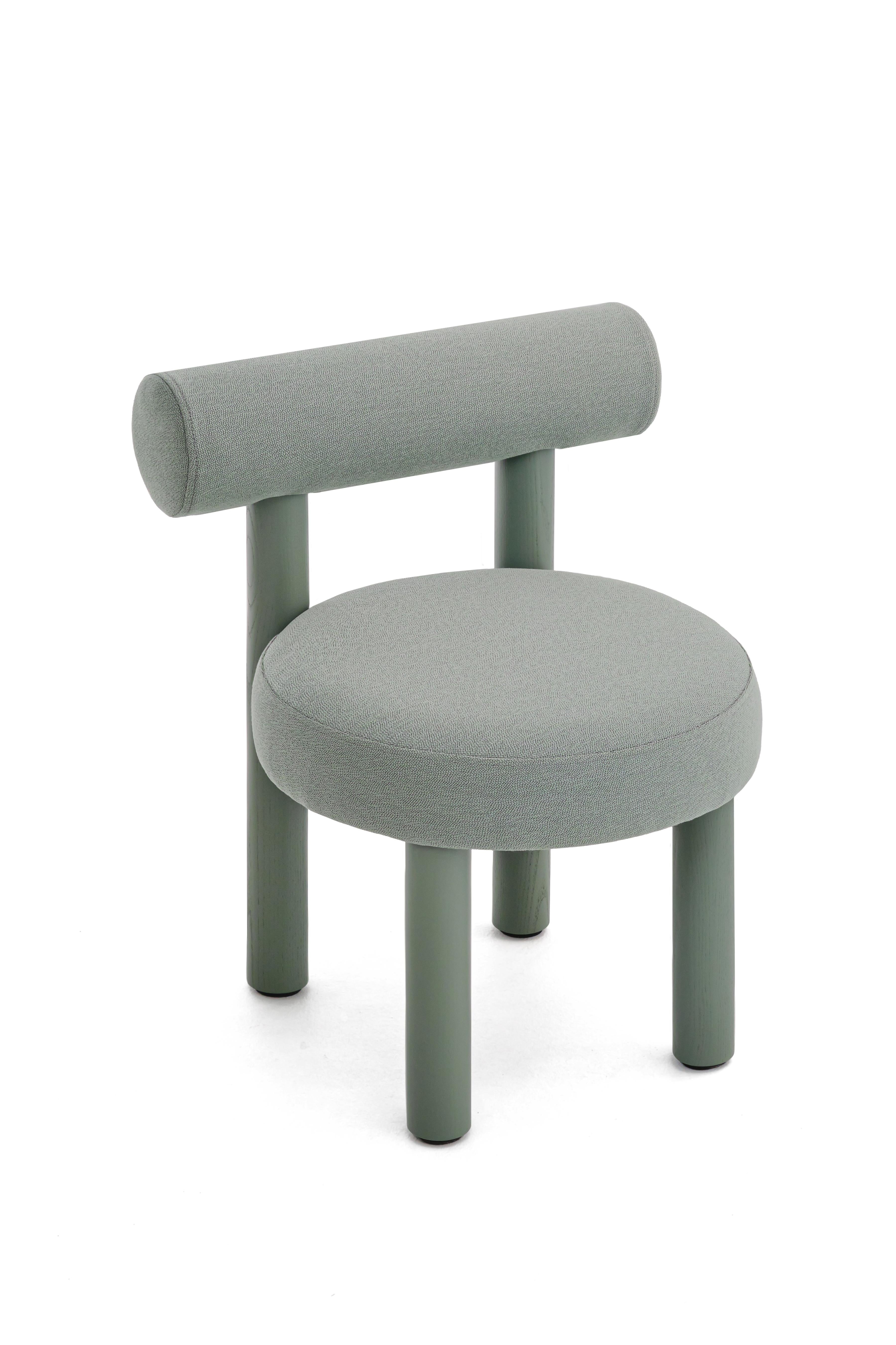 Contemporary Wooden Chair 'Gropius Cs2' by Noom, Arco Rohi Aqua In New Condition For Sale In Paris, FR