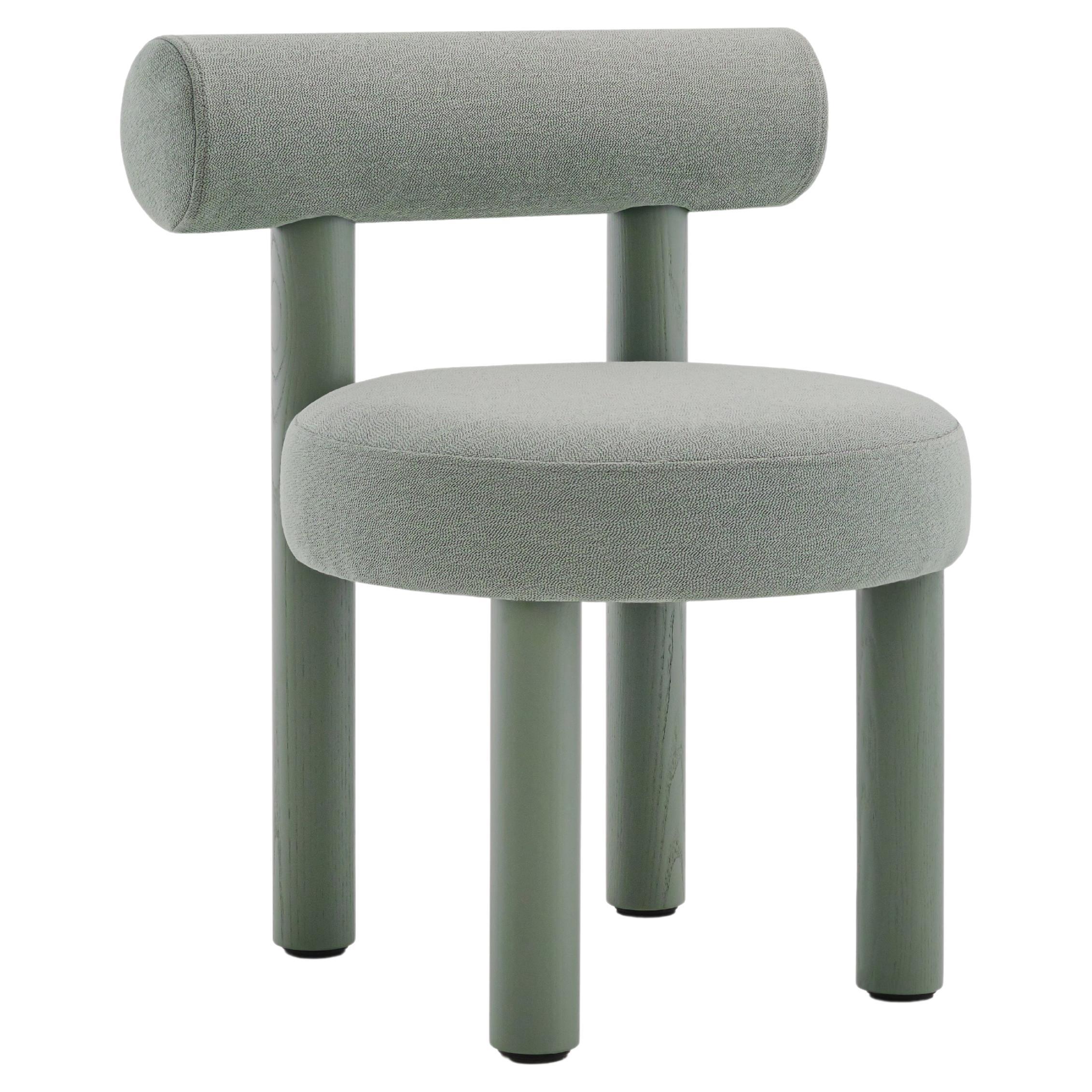Contemporary Wooden Chair 'Gropius Cs2' by Noom, Arco Rohi Aqua For Sale