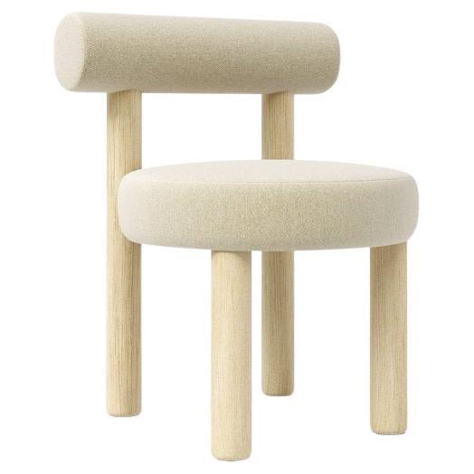 Chaise contemporaine en bois "Gropius CS2" par NOOM, blanc