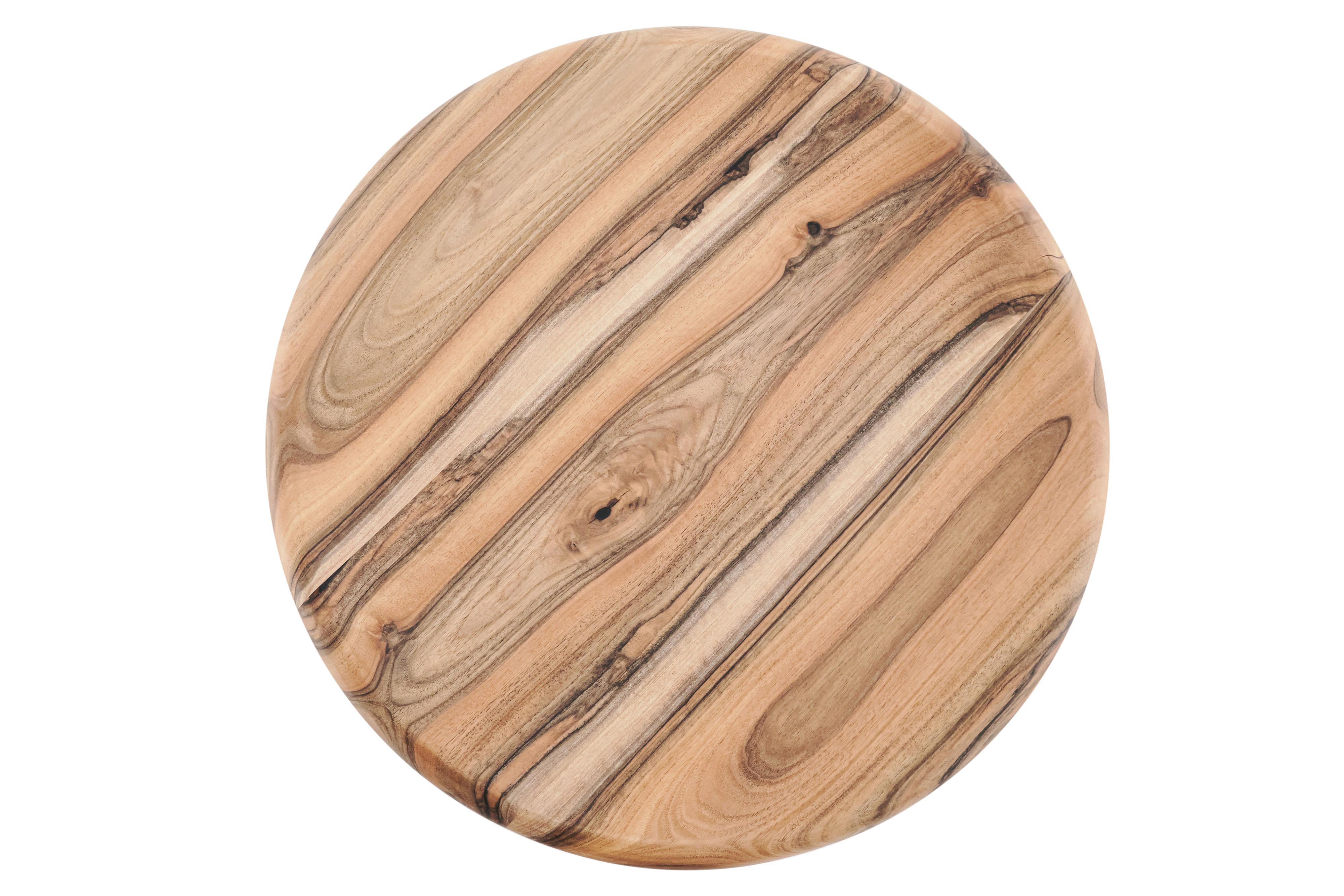 Tacheté Table basse ou d'appoint contemporaine en bois 'Freyja 3' par NoOM, Noyer en vente
