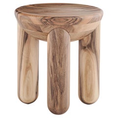 Mesa baja o auxiliar contemporánea de madera 'Freyja 3' by Noom, Nogal