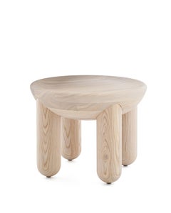 Contemporary Wooden Coffee Table 'Freyja 2' by Noom, Natural Ash