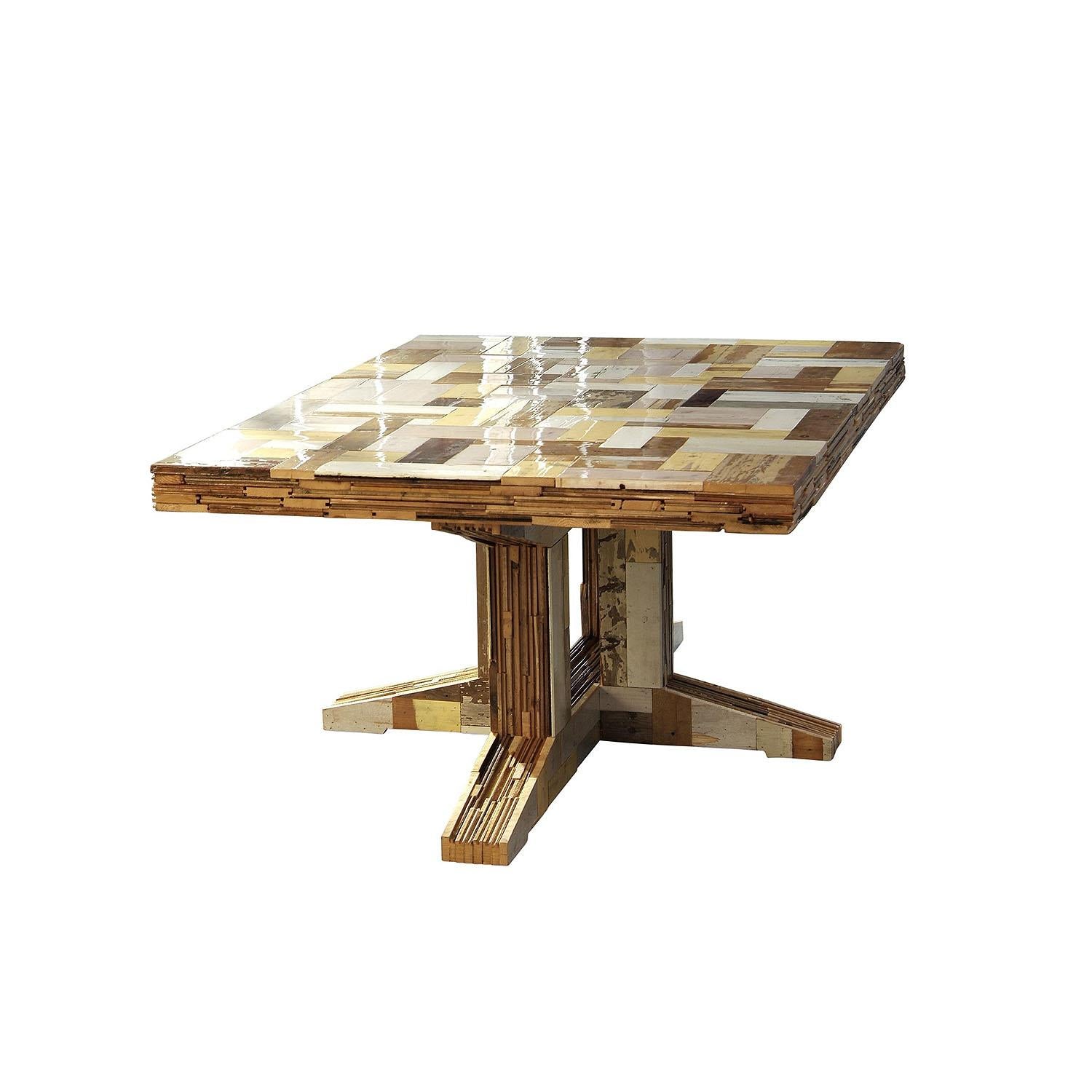 scrapwood table