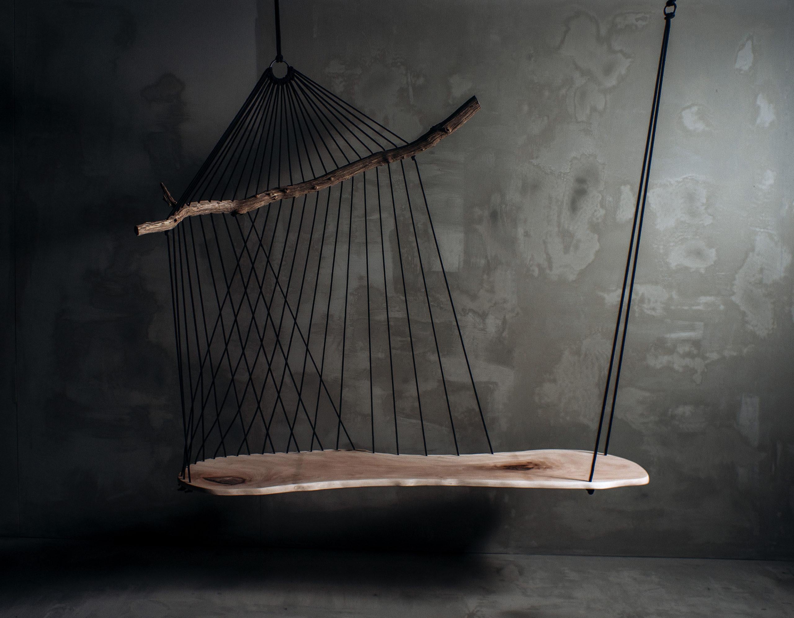 Contemporary burned double wooden seat - Floating Divan by Chiel Kuijl for WDSTCK

Design: Chiel Kuijl 
Material: Sustainable European wood

Dimensions: height 110 cm, width 190 cm depth 55 cm.

Handcrafted in The Netherlands

The Floating