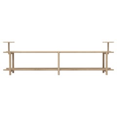 Contemporary Wooden Interlude Bench Large Size with Plates