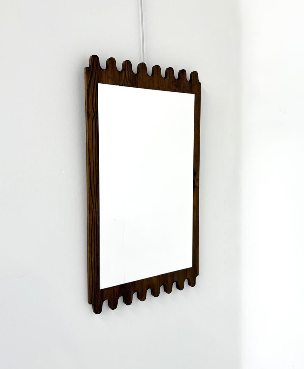 Contemporary Wooden Mirror, Italy - 2 Available For Sale 1